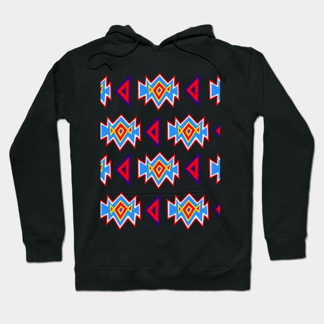 Saved by the Bellding 80s 90s Aztec Pattern Hoodie by melisssne